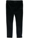 Paul Smith Mid-rise Tapered Trousers In Blue