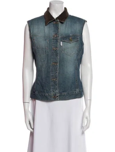 Pre-owned Paul Smith Vest In Blue