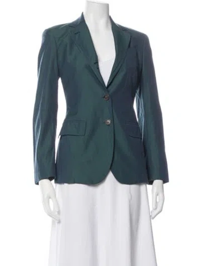 Pre-owned Paul Smith Virgin Wool Blazer In Blue