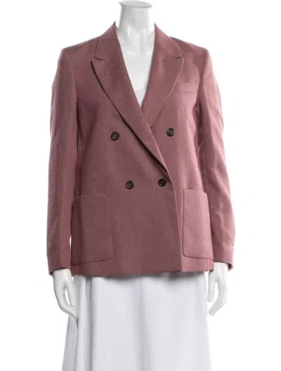Pre-owned Paul Smith Virgin Wool Blazer In Pink