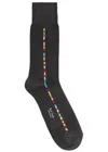 PAUL SMITH PAUL SMITH VITTORE STRIPED COTTON-BLEND SOCKS