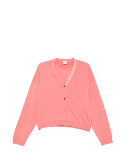 Paul Smith V-neck Button-up Cardigan In Pink