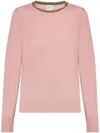 Paul Smith Womens Knitted Sweater Crewneck In Pink