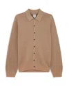 Paul Smith Waffle Knit Cardigan In Tan