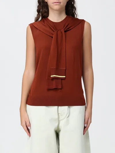 Paul Smith Waistcoat Woman In Brown