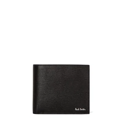 Paul Smith Logo Leather Wallet In 79