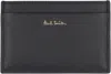 Paul Smith Black Signature Stripe Balloon Print Card Holder In 79