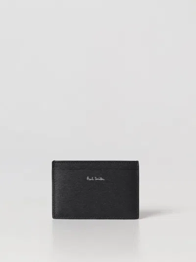 Paul Smith Credit Card Holder With Logo In Black