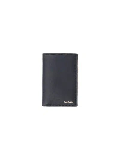 Paul Smith Wallet "signature Stripe" In Black