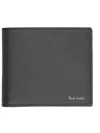 Paul Smith Compact Logo Wallet Bi Fold Design In Black