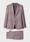 Paul Smith Washed Lilac Wool Suit Purple In Brown