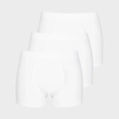 PAUL SMITH WHITE COMFORT BOXER BRIEFS THREE PACK