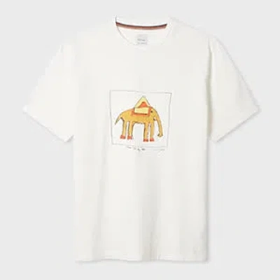 Paul Smith Elephant-print T-shirt In White