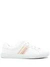 Paul Smith Hansen Sneakers With Multicolor Stripe Detail In White