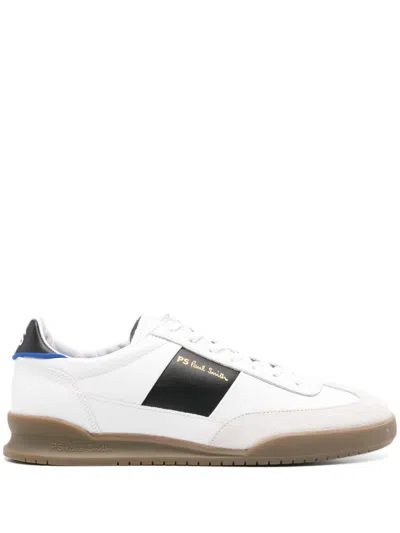 PAUL SMITH WHITE LOGO SNEAKERS