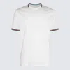 Paul Smith Signature Stripe Trim T-shirt In White