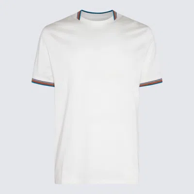 Paul Smith White Multicolour Cotton T-shirt