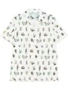 Paul Smith Cactus Print Cotton Shirt