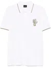 Paul Smith White Short Sleeves Embroidery Polo