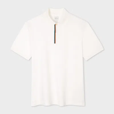 Paul Smith Mens Polo Shirt In Whites