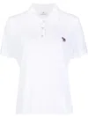Paul Smith Zebra-patch Cotton Polo Shirt In White