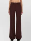 Paul Smith Wide Leg Trousers Belt Loops In Red