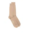 Paul Smith Wide-ribbed Socks In Nude