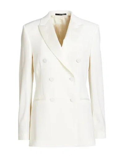 Paul Smith Woman Suit Jacket Ivory Size 2 Polyester