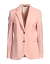 Paul Smith Woman Blazer Pink Size 8 Virgin Wool, Elastane