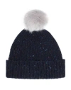 Paul Smith Woman Hat Midnight Blue Size Onesize Wool In Blue