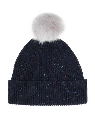 Paul Smith Woman Hat Midnight Blue Size Onesize Wool