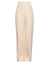 Paul Smith Woman Pants Beige Size 8 Linen In Neutral