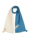 Paul Smith Woman Scarf Azure Size - Wool In Blue