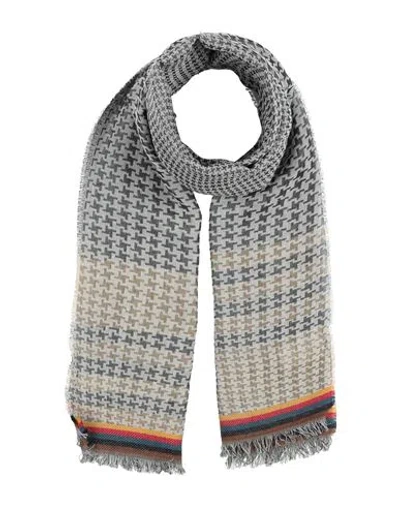 Paul Smith Woman Scarf Charcoal Size - Cotton, Modal, Viscose In Gray