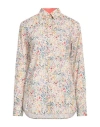 Paul Smith Woman Shirt White Size 8 Organic Cotton, Acetate, Silk In Multi