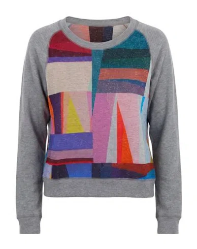 Paul Smith Woman Sweatshirt Grey Size M Cotton In Gray