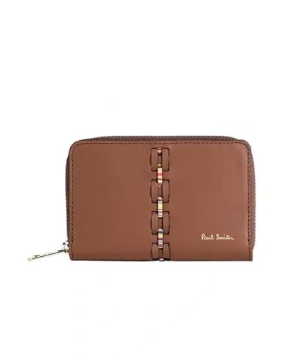 Paul Smith Woman Wallet Brown Size - Calfskin