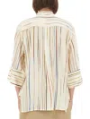 Paul Smith Camicia Signature Stripe In Neutral