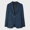 Paul Smith Women's A Suit To Travel In - Petrol Blue Wool Two-button Blazer Green In Green