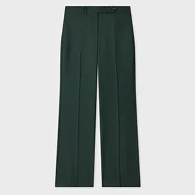 Paul Smith Women's A Suit To Travel In - Dark Green Bootcut Trousers