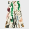 Paul Smith Women's 'artist Print' Pleated Skirt Multicolour
