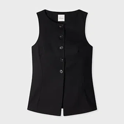 Paul Smith Women's Black 'a Suit To Travel In' Waistcoat