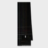 Paul Smith Women's Black Broken 'signature Stripe' Check Scarf In Black