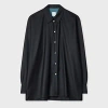 Paul Smith Women's Black Cashmere-blend Shirt In Black