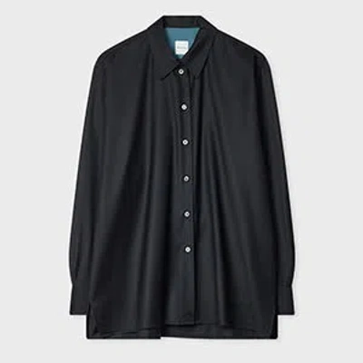 Paul Smith Women's Black Cashmere-blend Shirt