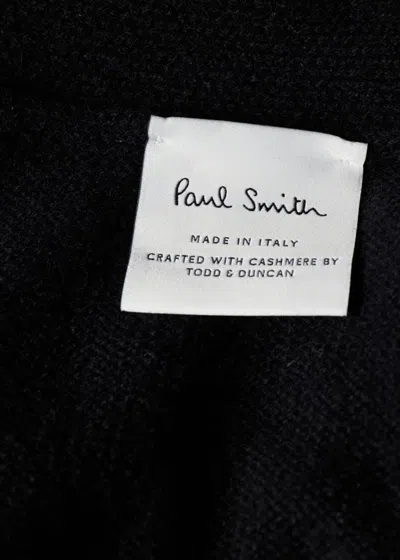 Paul Smith Women's Black Cashmere 'signature Stripe' Cardigan
