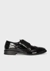 Paul Smith Fuentes Brogue Shoes In Patent Leather In Black