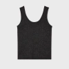 Paul Smith Women's Black Wool-blend Glitter Vest Top In Black