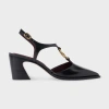 Paul Smith Women's Black Leather 'adelia' Heels In Black