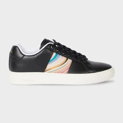 Paul Smith Women's Black Leather 'dusky Swirl' 'lapin' Trainers
